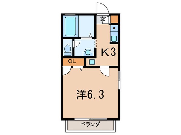 ルミエール青谷の物件間取画像